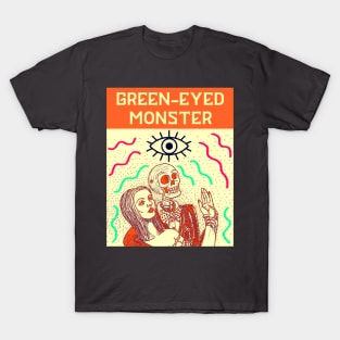 Green-eyed monster - bright version T-Shirt